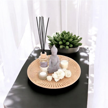 Buddha Reed Diffuser and Votive Candle Gift Set | Mimosa Scent | 31cm | New