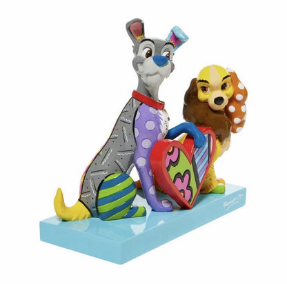 Disney Britto Lady & The Tramp Figurine | Limited Edition 65th Anniversary | 6008528 | New