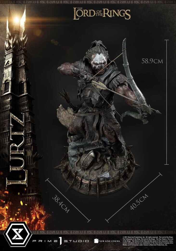 Lord of the Rings Lurtz Uruk-hai 1:4 Scale Collectible Statue | Sideshow Prime 1 Studio Ltd Ed