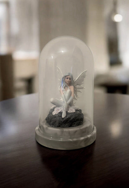 Nemesis Now Light Up Fairy Glass Dome 21.5cm | Rare Magical Gift for Her | Enchanting Fantasy Ornament