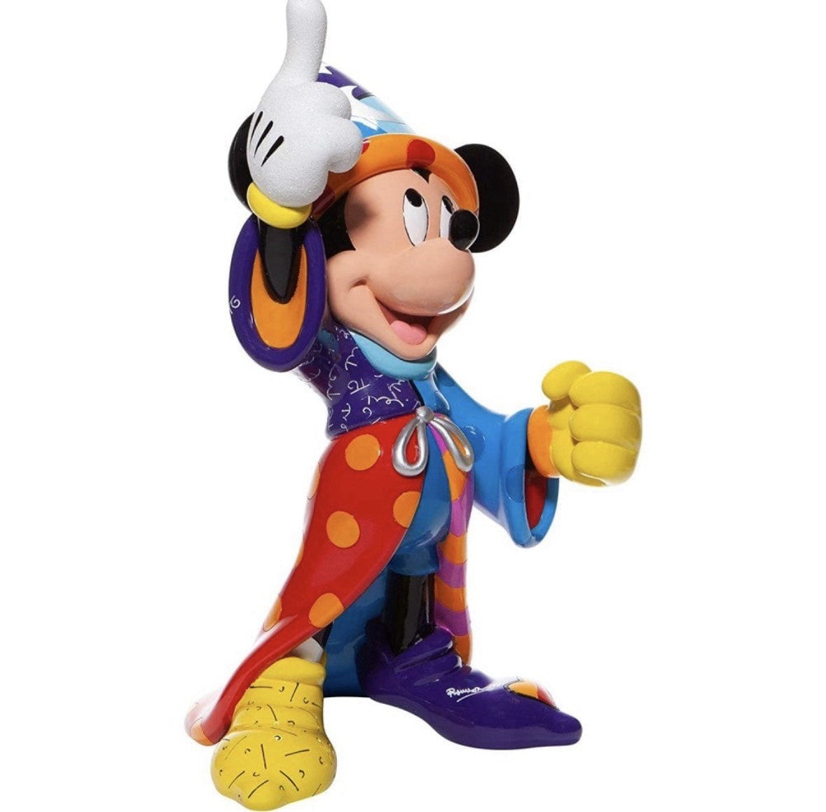 Enesco Disney by Britto Sorcerer Mickey Mouse Figurine | Fantasia 80th Anniversary | 40cm | Hand-Painted Resin