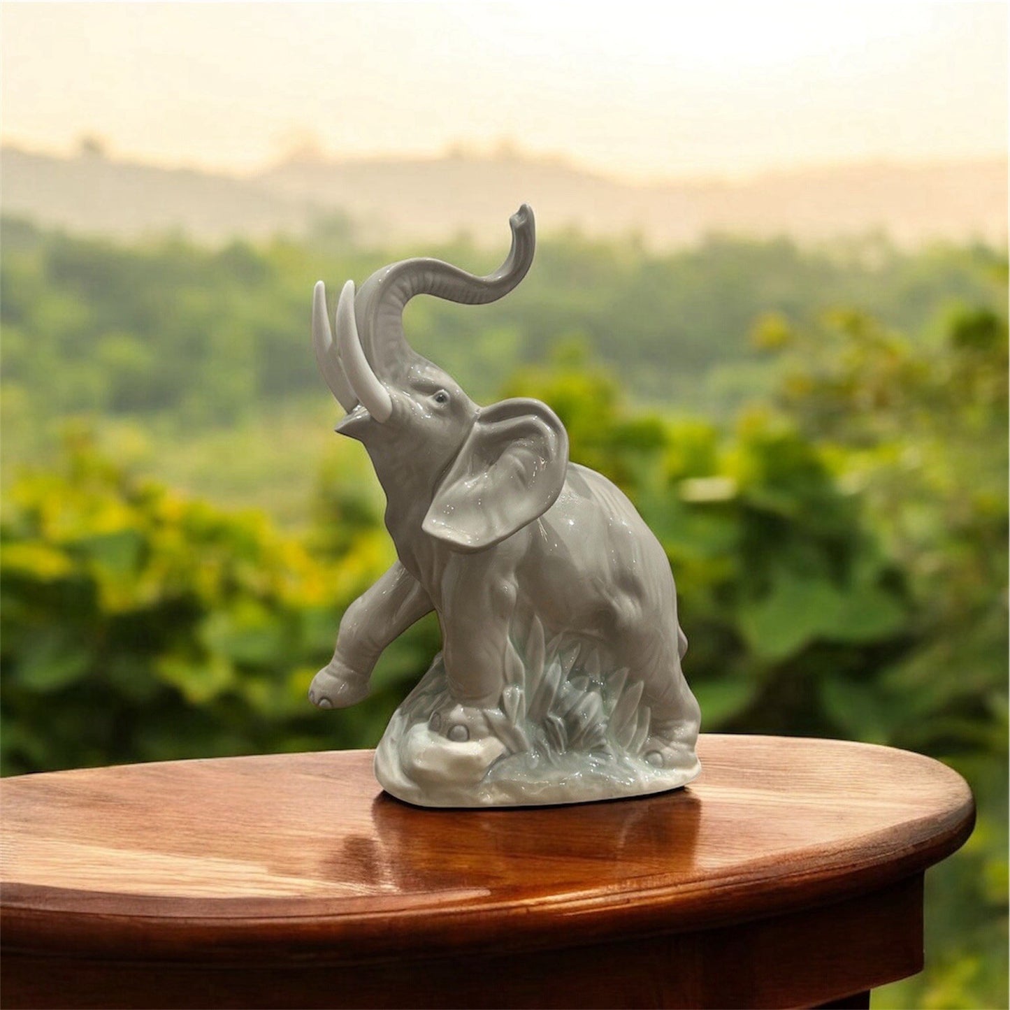 NAO by Lladro Elephant | Hand-Painted Porcelain Figurine | MPN 00106 | Made in Spain | New Boxed