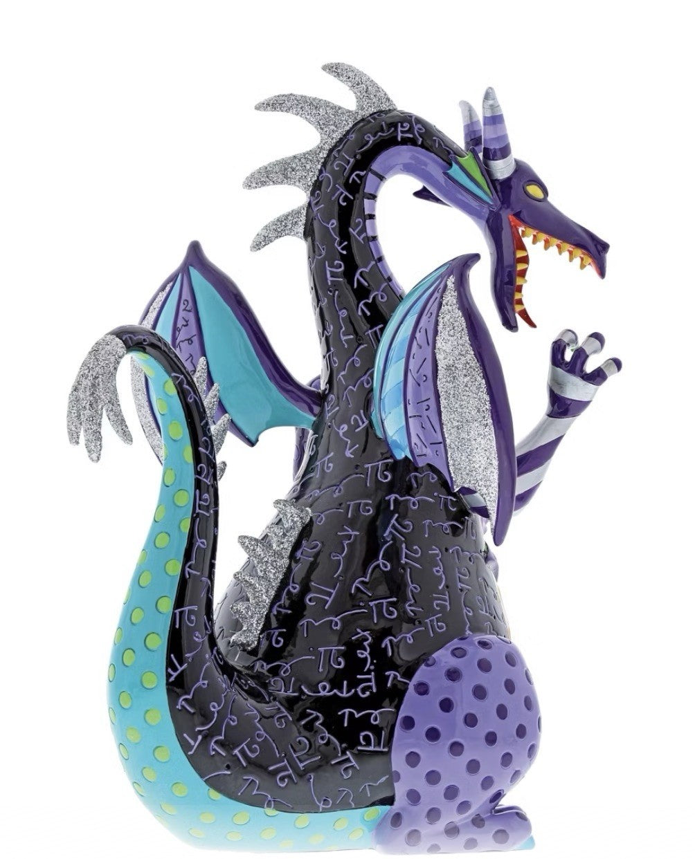 Disney Britto Maleficent Dragon Figurine | Hand-Painted Resin | 4057163 | New