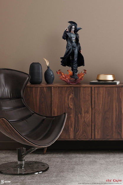 Sideshow The Crow Eric Draven 1:4 Scale Statue | Brandon Lee Premium Format Limited Edition 56cm