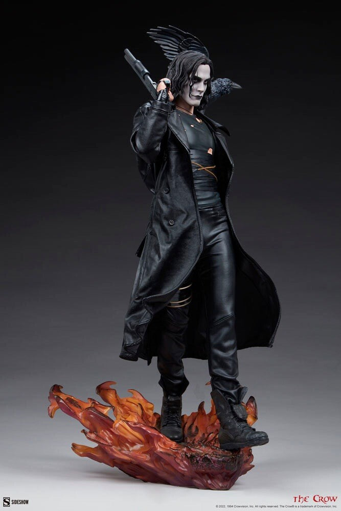 Sideshow The Crow Eric Draven 1:4 Scale Statue | Brandon Lee Premium Format Limited Edition 56cm