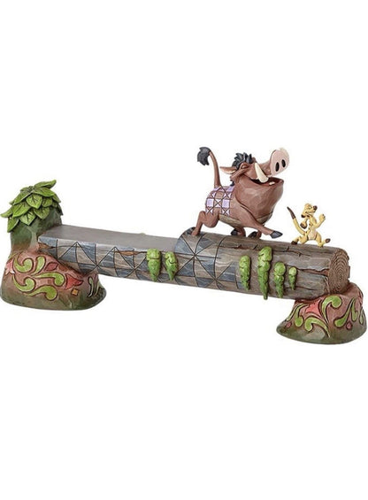 Disney Traditions Simba Timon Pumbaa Carefree Camaraderie Figurine | Jim Shore Lion King Stone Resin