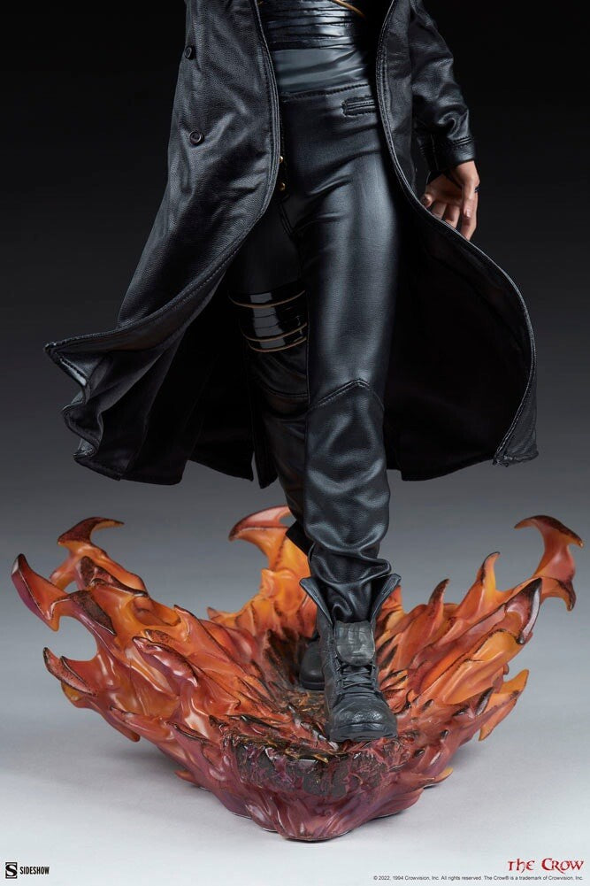 Sideshow The Crow Eric Draven 1:4 Scale Statue | Brandon Lee Premium Format Limited Edition 56cm