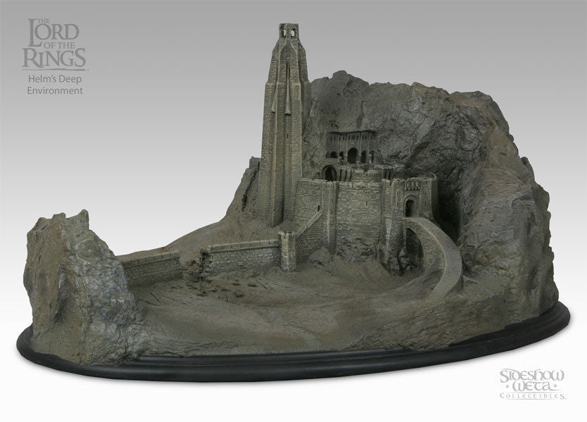 Sideshow Weta Lord of the Rings Helm's Deep Environment Figure | Polystone | Limited Edition | New Sealed