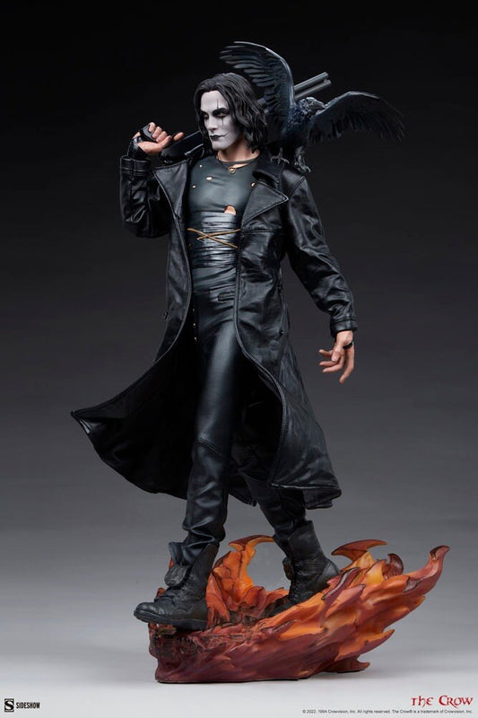 Sideshow The Crow Eric Draven 1:4 Scale Statue | Brandon Lee Premium Format Limited Edition 56cm
