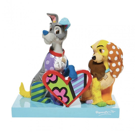 Disney Britto Lady & The Tramp Figurine | Limited Edition 65th Anniversary | 6008528 | New