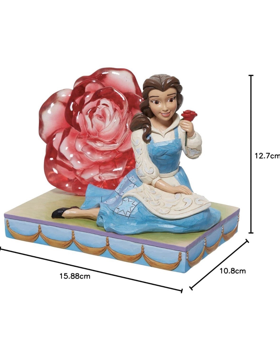 Disney Traditions Beauty & the Beast Belle with Rose Figurine | Jim Shore | 6011924 | New