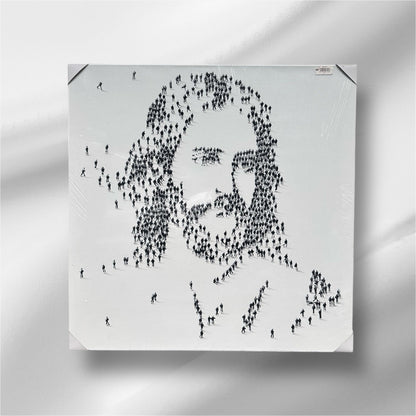 Large Jesus Christ Canvas Painting | Craig Alan Style | 103cm | Contemporary Religious Wall Art