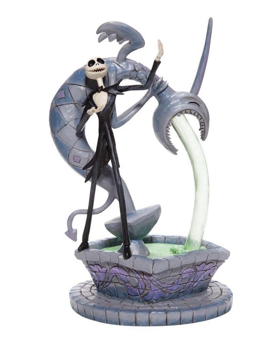 Jack Skellington Soulful Soliloquy Fountain Figurine 24cm | Disney Traditions Jim Shore Nightmare Before Christmas 6007075