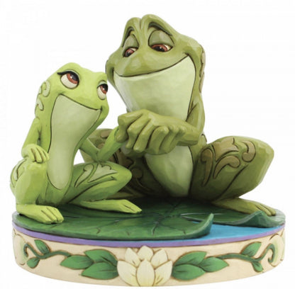 Disney Traditions Amorous Amphibians Tiana & Naveen Frogs Figurine | Jim Shore | 6005960 | New