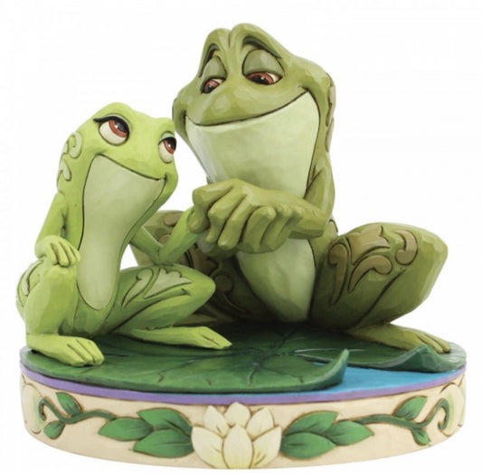 Disney Traditions Amorous Amphibians Tiana & Naveen Frogs Figurine | Jim Shore | 6005960 | New