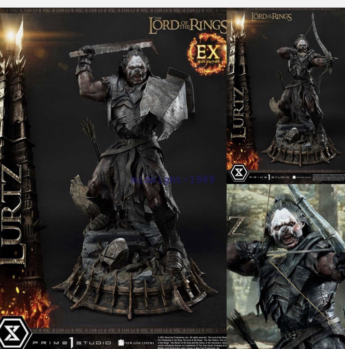 Lurtz Lord of the Rings 1:4 Scale Statue Exclusive | Prime 1 Studio Premium Masterline PMLOTR-06EX