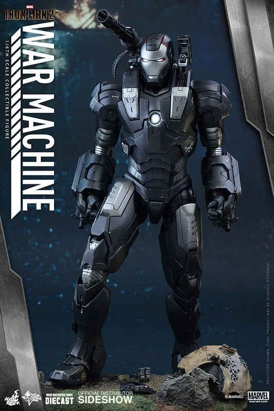 Hot Toys War Machine Diecast MMS331D13 | Iron Man 2 Movie Masterpiece | 1:6 Scale | First Issue | Mint Unopened