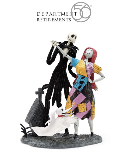 Disney Nightmare Before Christmas Jack Skellington Sally & Zero Figurine | 6000808 | New