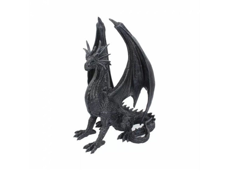 Nemesis Now Black Wing Dragon Figurine 37cm | Impressive Gothic Dragon Gift | Large Statement Ornament