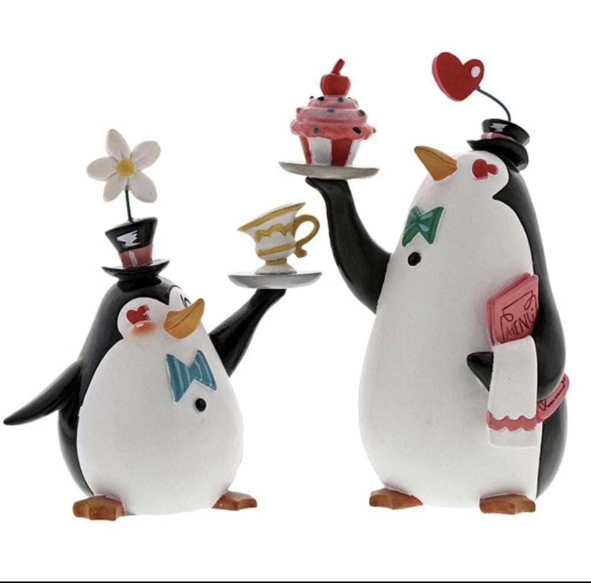 Disney World of Miss Mindy Penguin Waiters Figurine | 6001672 | New
