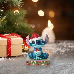 Disney Traditions Christmas Buddies Stitch & Scrump Figurine | Jim Shore | New