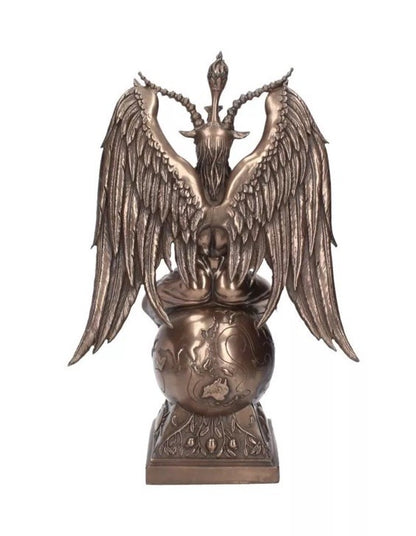 Nemesis Now Baphomet Figurine 38cm | Bold Gothic Collector's Gift | Bronze Resin D1165D5