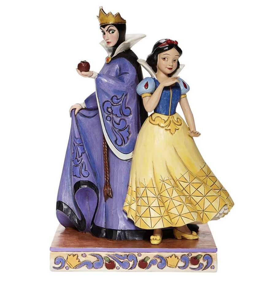 Disney Traditions Snow White Evil Queen Figurine | Jim Shore Evil and Innocence Back to Back 21cm 6008067